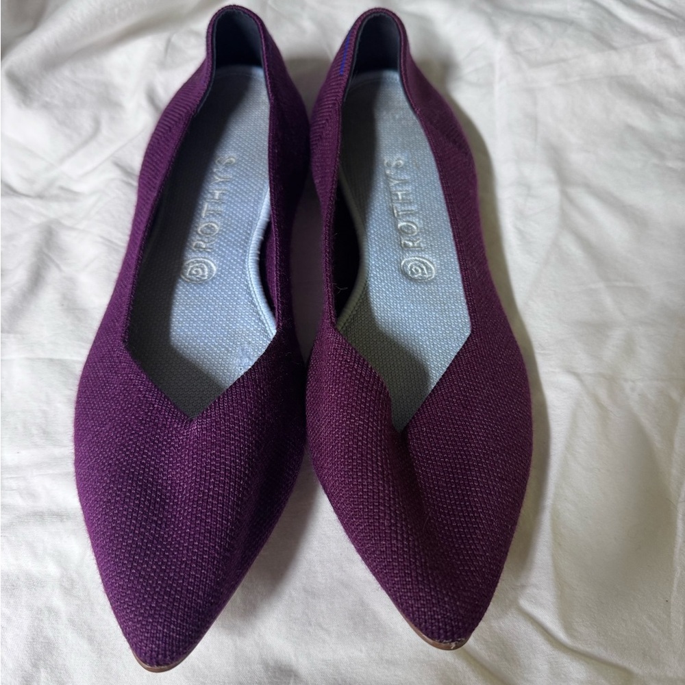 Rothy's Women's Merino Wool Purple Flats